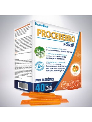 Procerebro Forte - 20+20 Ampolas - Fharmonat